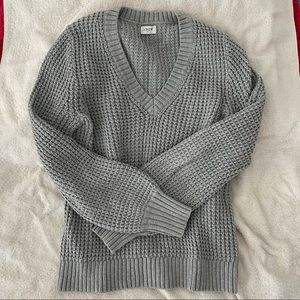 J crew 100% cotton cozy knit sweater size M